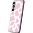 Pink Cow Print Galaxy S25 Skin